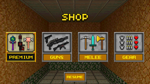 A slightly older appearance of the Armory (Shop).