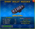 The stats of the Smart Bullet Bazooka.