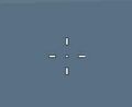 Crosshair for most bullet weapons.