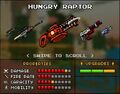 The Hungry Raptor, which was the upgrade of the Angry Reptile and a downgrade of the current Razor Thrower. It was replaced by the current Razor Thrower in the 8.3.0 update. It took the form of the head of a dark orange crocodile with a razor in its mouth. Its eyes were yellow and round and the border is black.